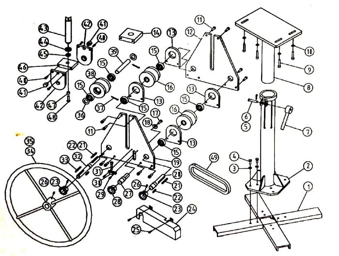 roller bender exploded