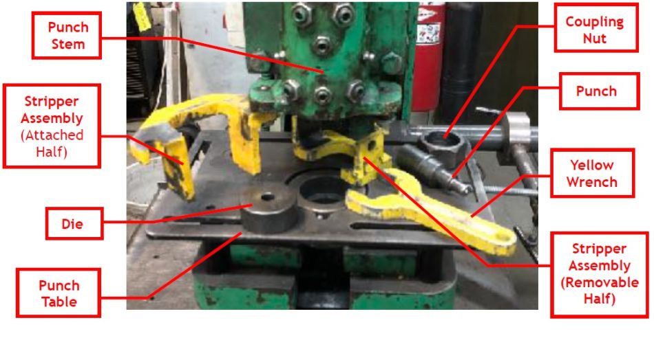 Ironworker Punch Pieces
