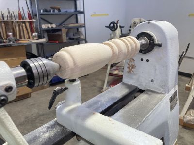 Wood lathe workpiece